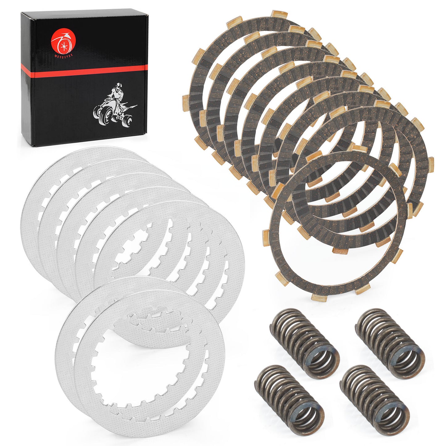Clutch Friction Steel Plates Kit for Honda VT750C2 (2007–2014)