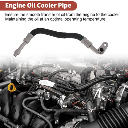 Inlet Engine Oil Cooler Tube for BMW E60 E61 535i (2008–2010) No. 17227560979