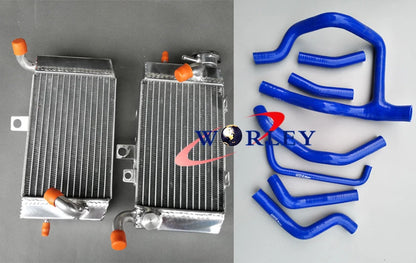 Aluminum Radiator + Black Silicone Hose for Honda XRV750 (1990–2003)