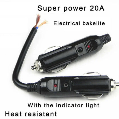 12V Compressor / Power-Plug-Connector Fused for Car/Van Vehicle Motor LED