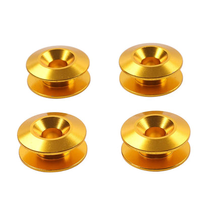 4PCS Yellow Quick Release Bumper Holder Clips for Trunk Hatch Lid