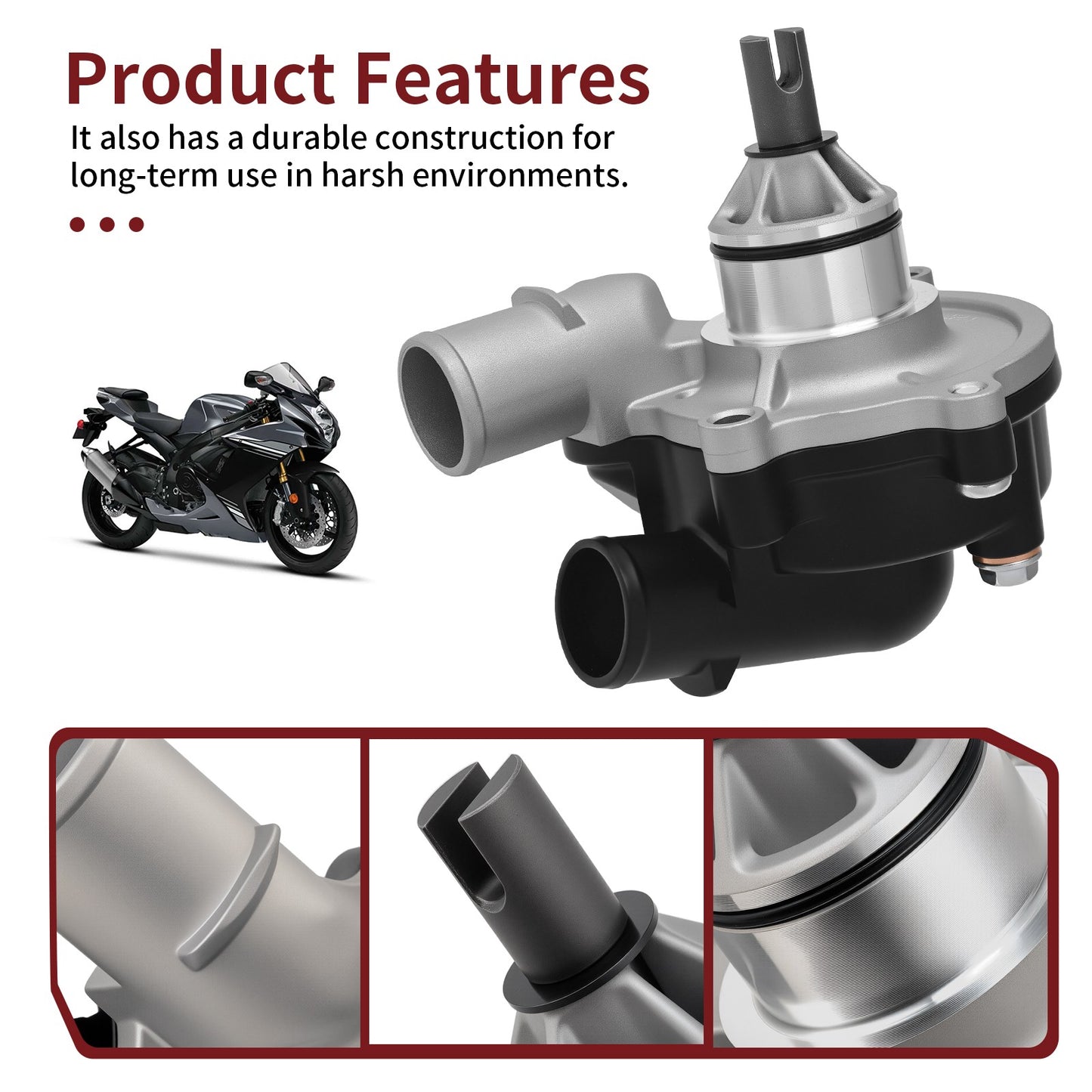Water Pump Assembly for Suzuki GSX-R600 GSX-R750 (2006–2024)
