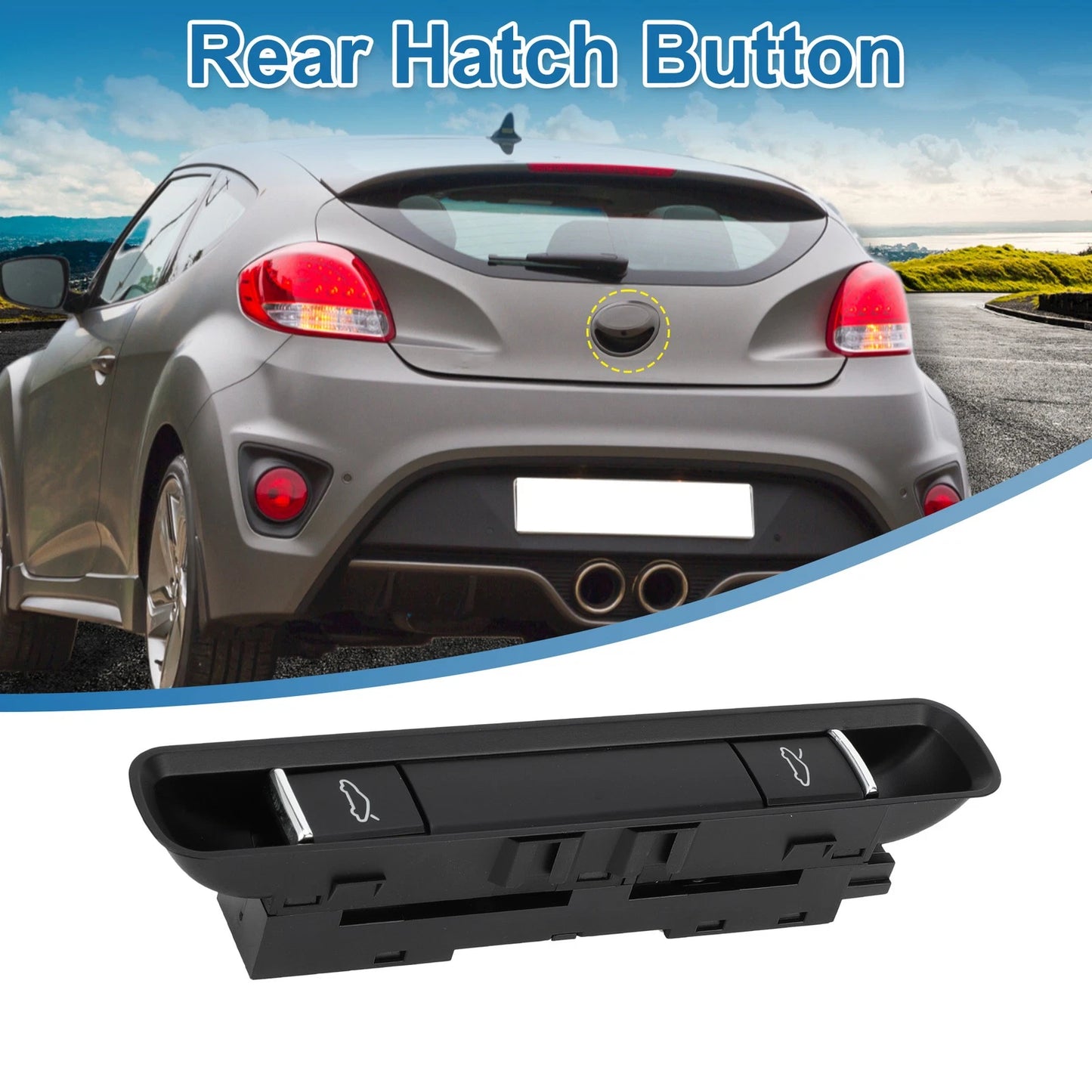 Trunk Release Switch No. 99161310501A05 for Porsche 718 Boxster (2017–2018)