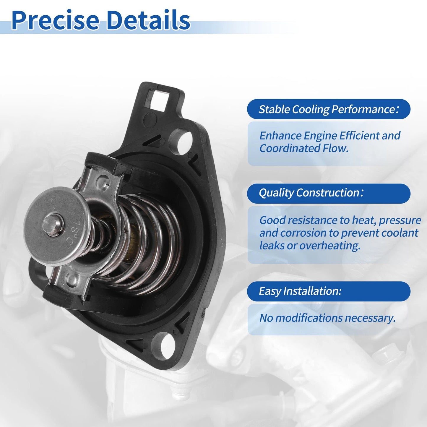 Engine Coolant Thermostat Housing Assembly No. 19301RAF003 for Acura ILX (2013–2015)