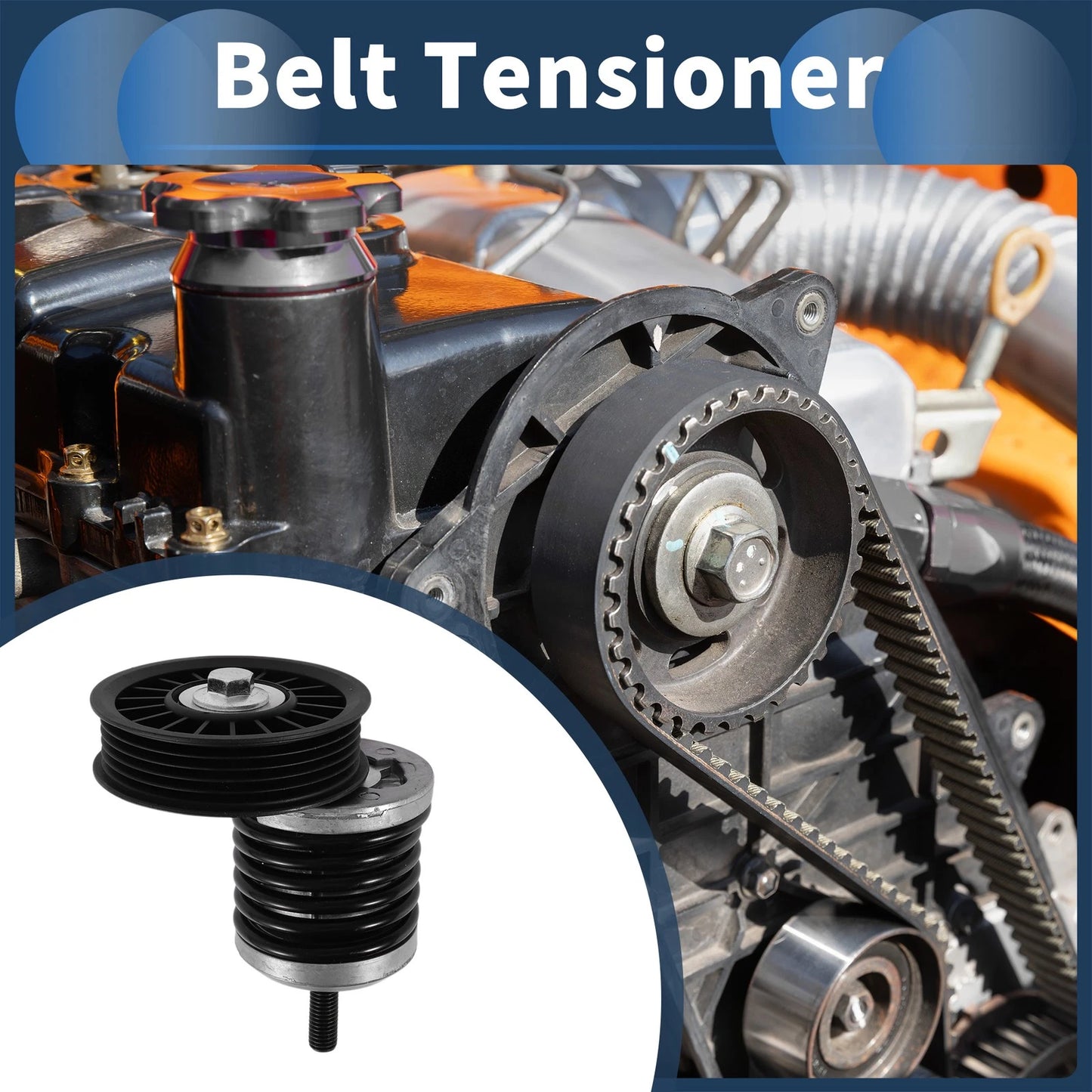 Belt Tensioner for Audi A6 (1997–2001) No. 028903315M Metal 1 Pc