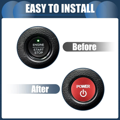 Engine Start Stop Button Cover for Honda New Vezel RV Series (2021-2023)
