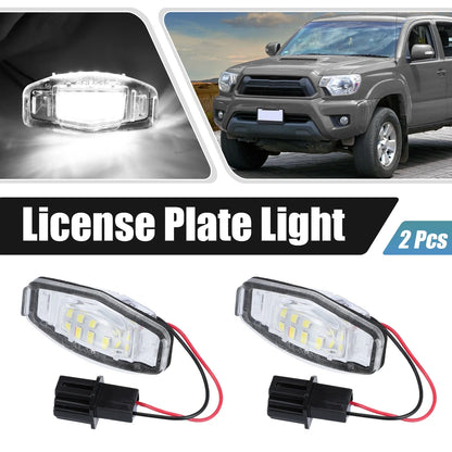 2 x LED License Plate Light Assembly for Honda Accord & Acura (2013-2017)