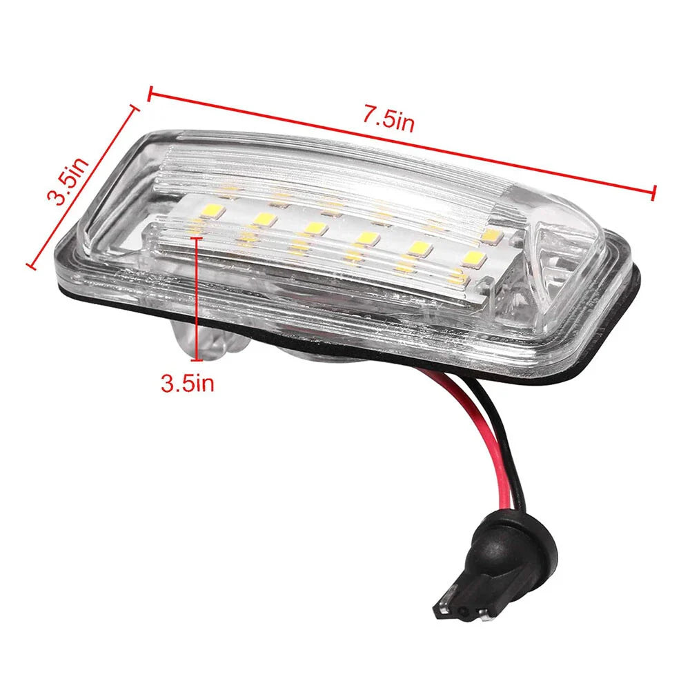 LED License Plate Lights for Subaru Legacy, Impreza, WRX, Crosstrek (2015-2023)
