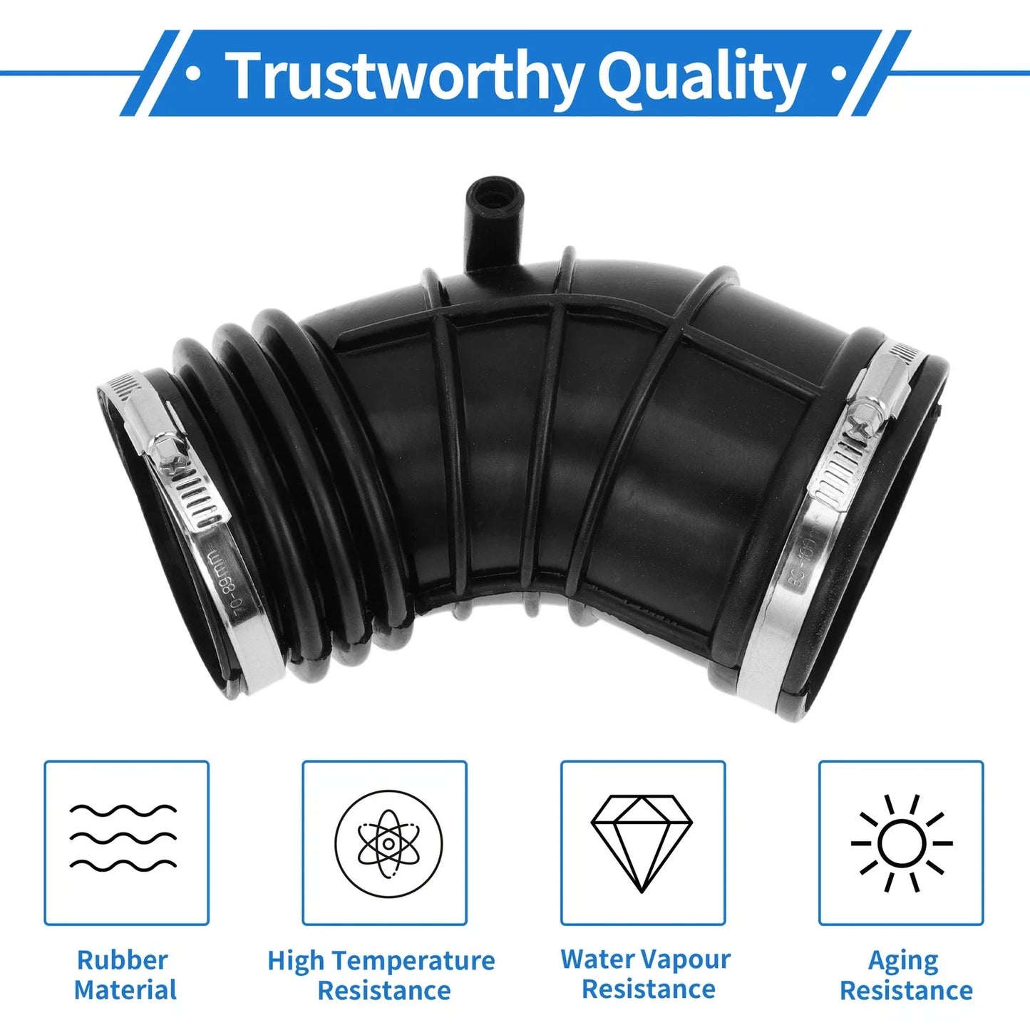 Engine Air Intake Hose with Clamps for BMW E46 E39 (2001-2005)
