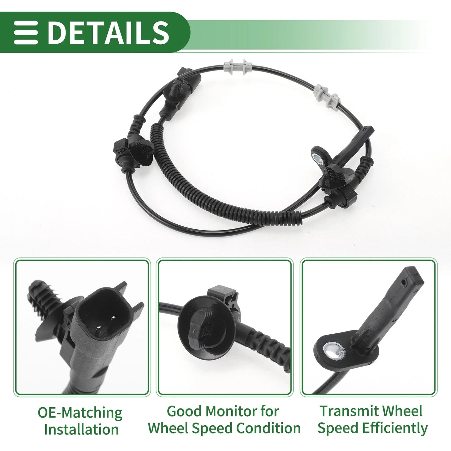 ABS Wheel Speed Sensor No. 23408832 for Chevrolet Camaro (2016–2024)