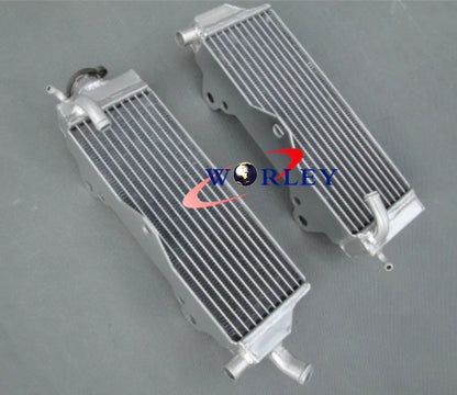 Aluminum Radiator & Blue Hose for Honda CR500 CR500R (1989)