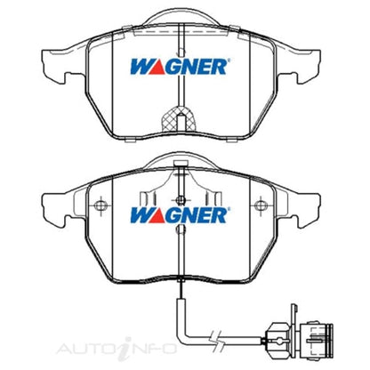 Set of 4 Front Disc Brake Pads for Audi A8 (1997–1999)