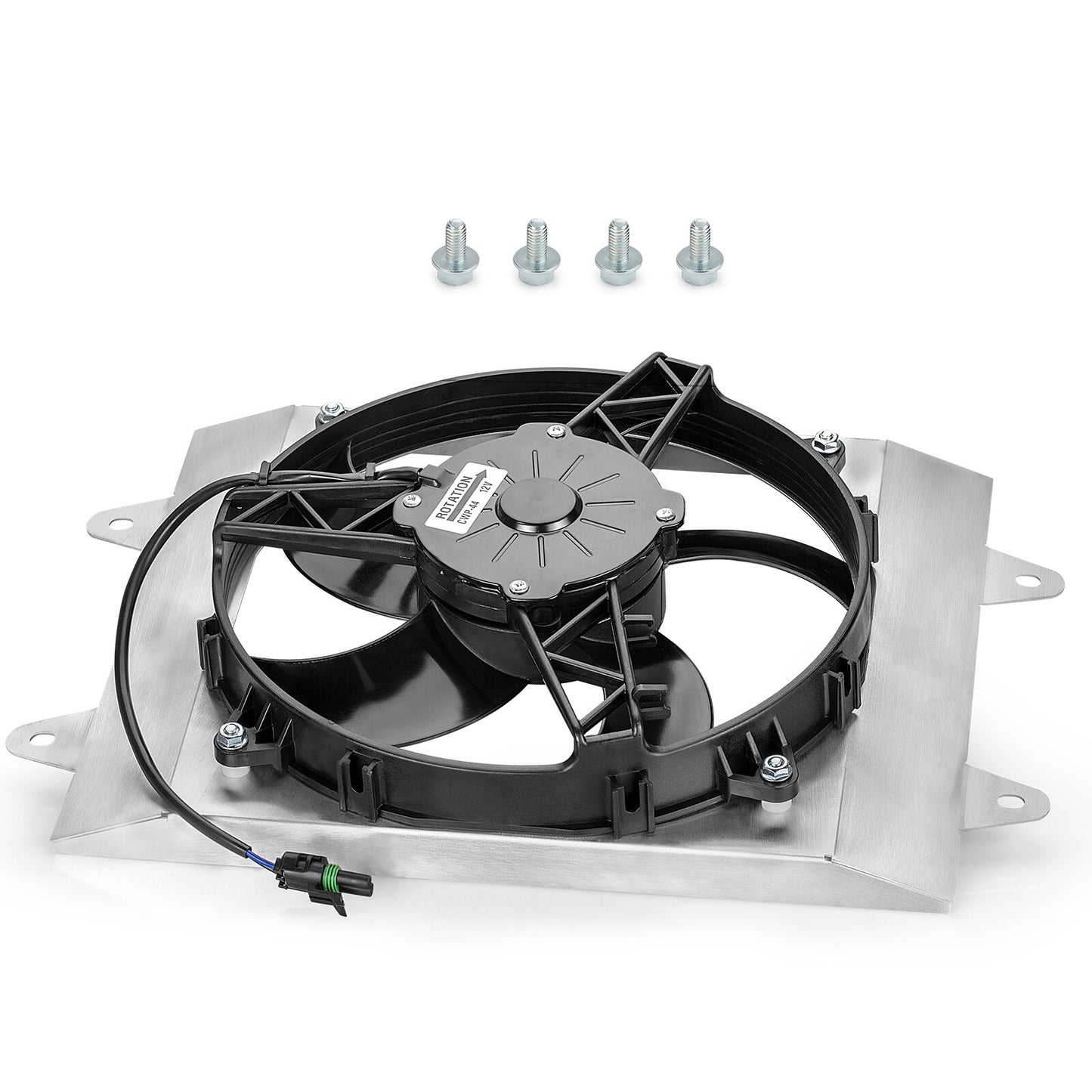 Radiator Cooling Fan with Shroud for Polaris Ranger 700 800 900 (2006–2019)