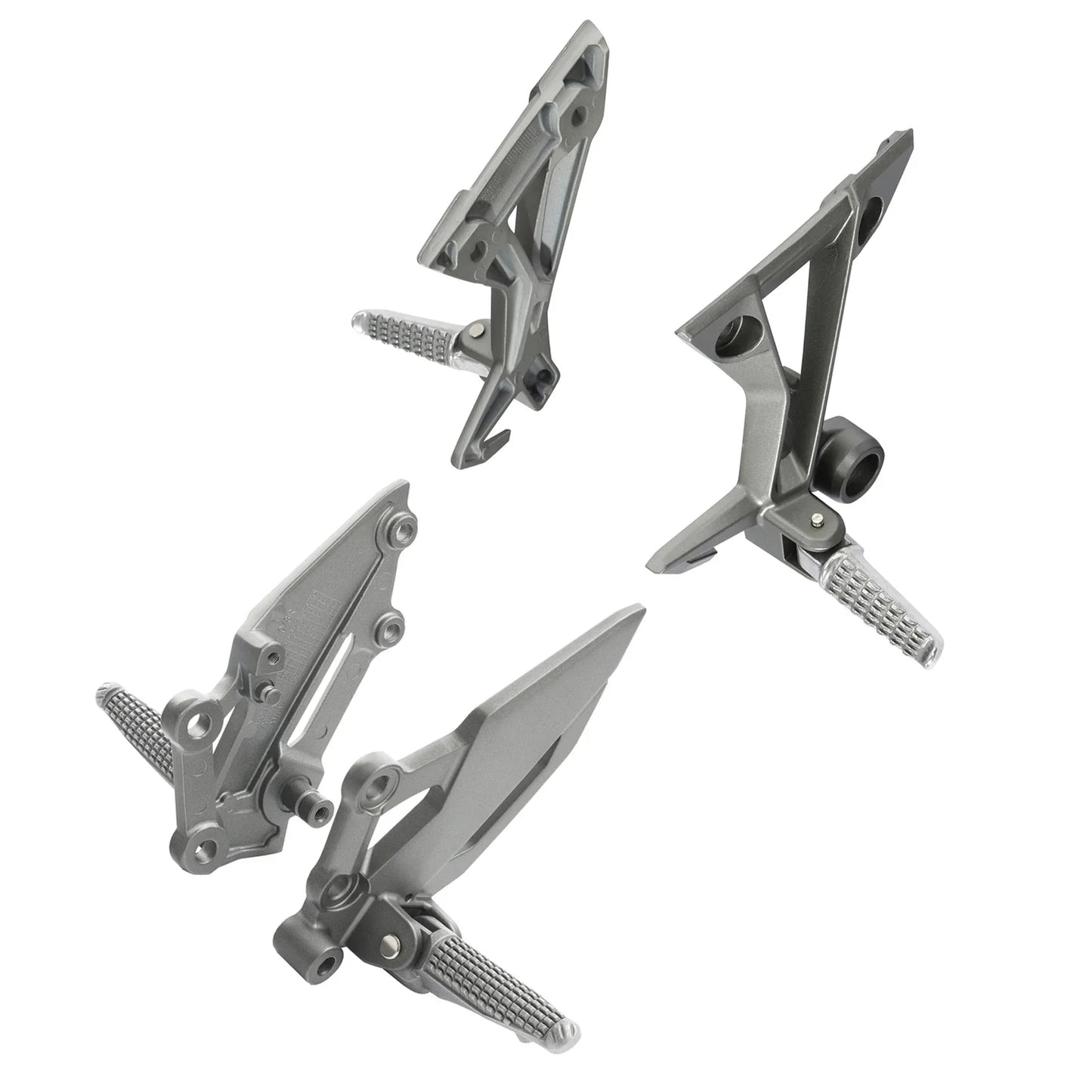 Driver & Passenger Footpegs Footrests Bracket for Kawasaki Ninja 300 (2013-2017)