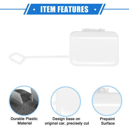 Rear Bumper Tow Hook Eye Hole Cap for Mercedes-Benz E550 Sedan (2010-2013)