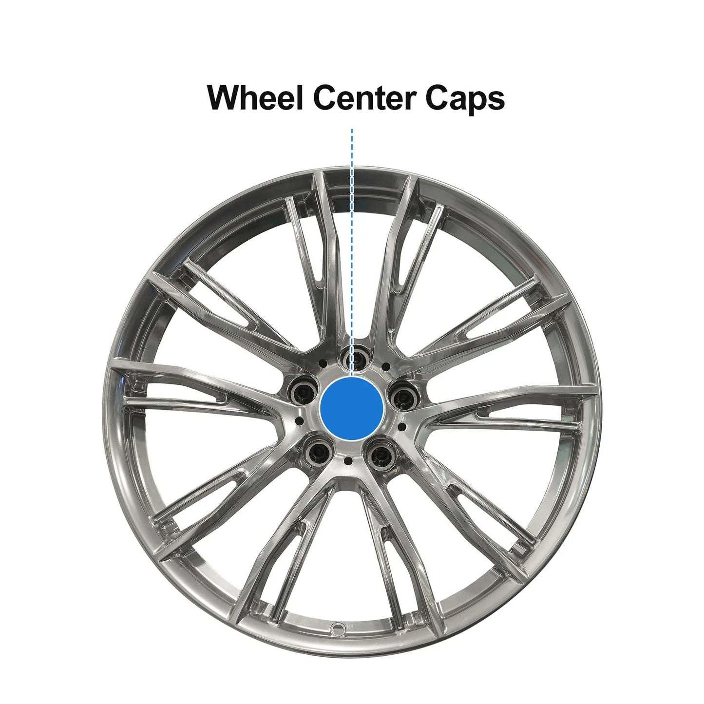 Wheel Center Caps  (No.5JA601151A, OD:56mm/2.20")