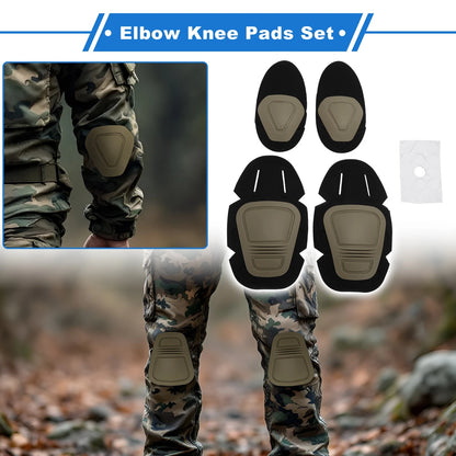 Elbow Knee Pads Set for Protective Gear (45-180° Bend)