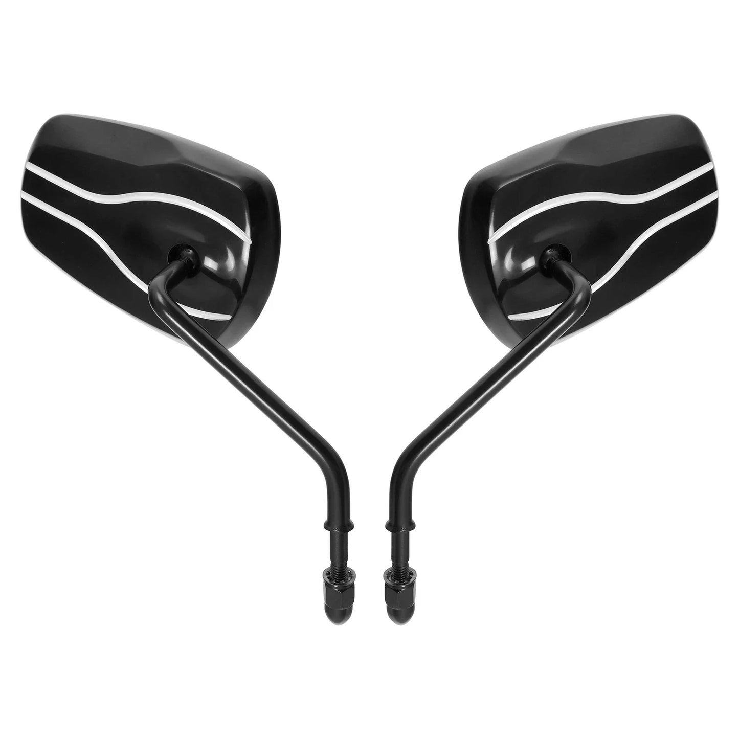 8mm Rear View Mirrors for Harley Road Glide Electra Street Glide Sportster