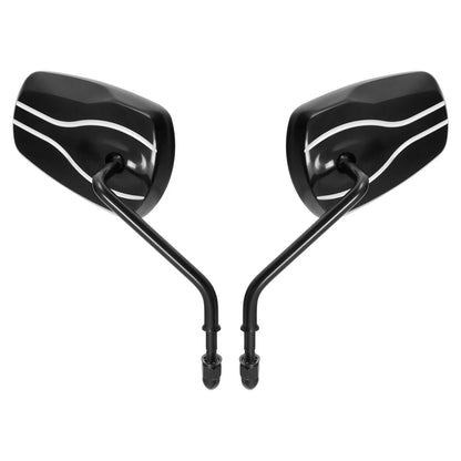 8mm Rear View Mirrors for Harley Road Glide Electra Street Glide Sportster