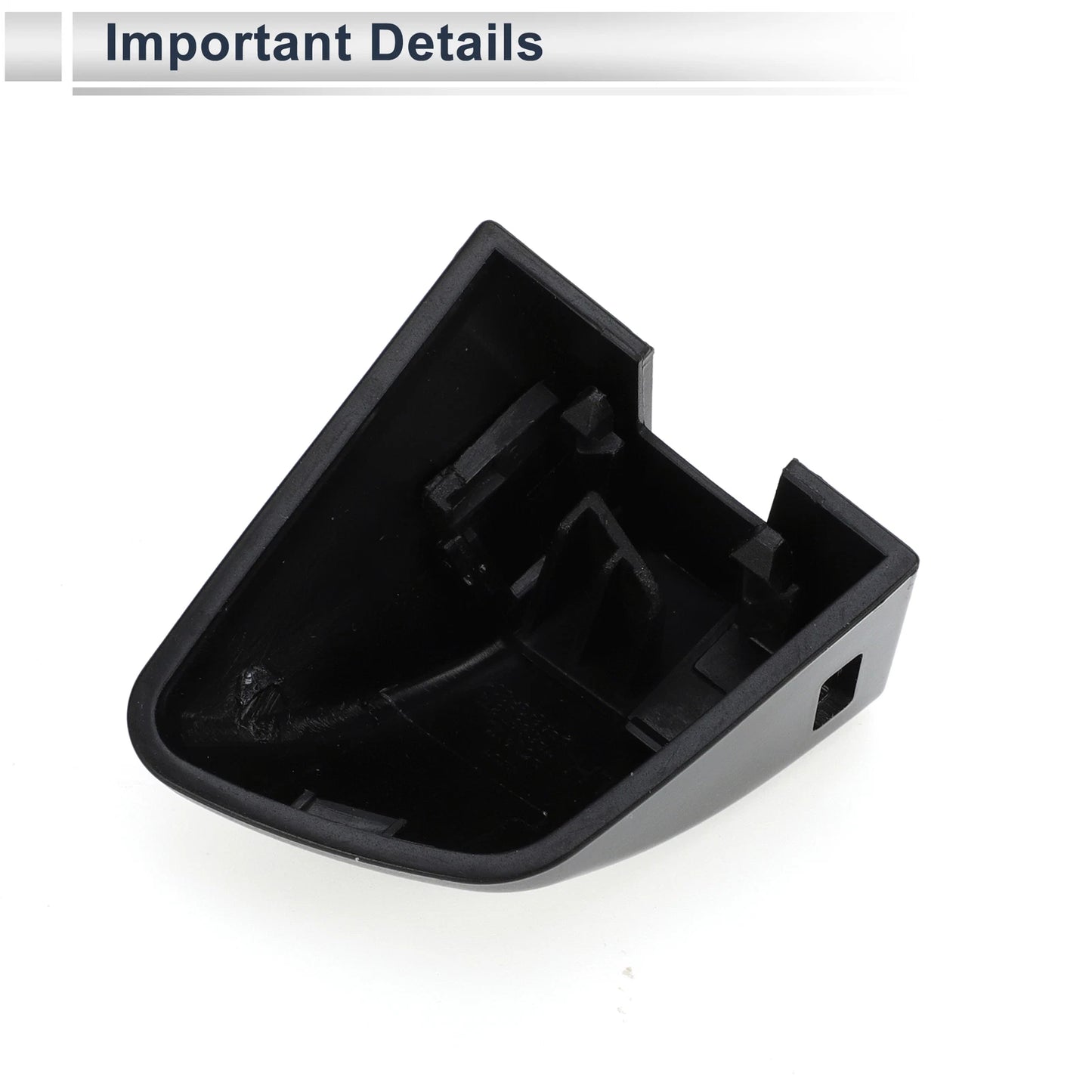 Front Left Door Handle Cover for Porsche Cayenne (2011–2017) No. 95853187900G2X Black