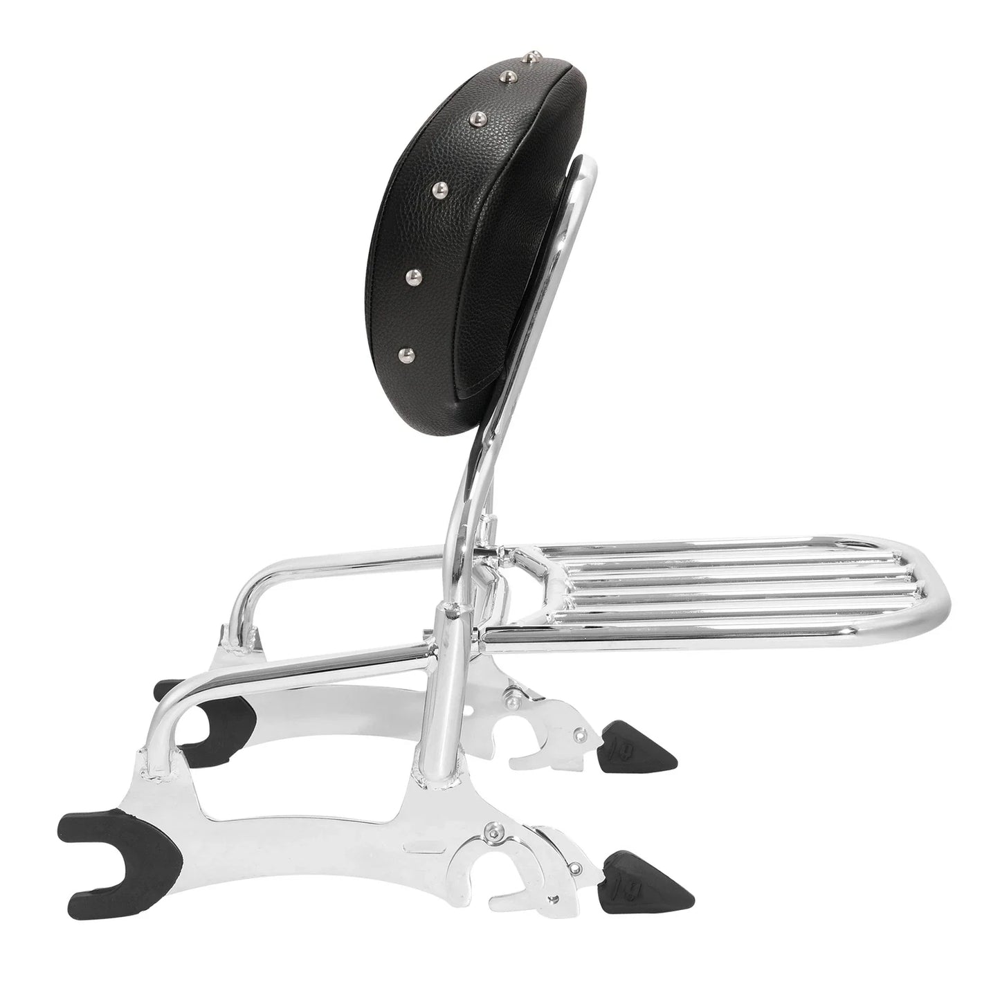 Backrest Sissy Bar Luggage Rack Mount Spools for Indian Chieftain (2014-2024)