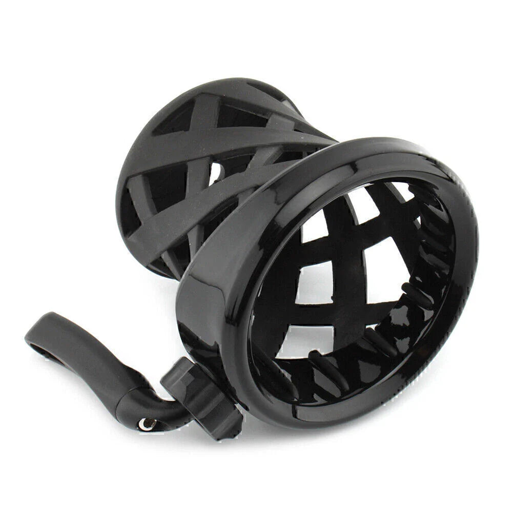 Black Cup Holder Drink w/Basket Mount for BMW R18 (2020-2023)