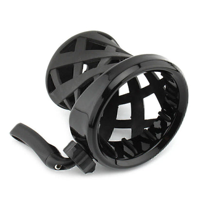Black Cup Holder Drink w/Basket Mount for BMW R18 (2020-2023)