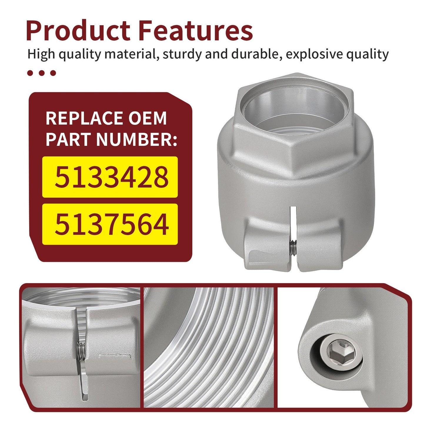 Axle Nut for Polaris Trail Boss Trail Blazer Outlaw Predator Scrambler (1995–2023)
