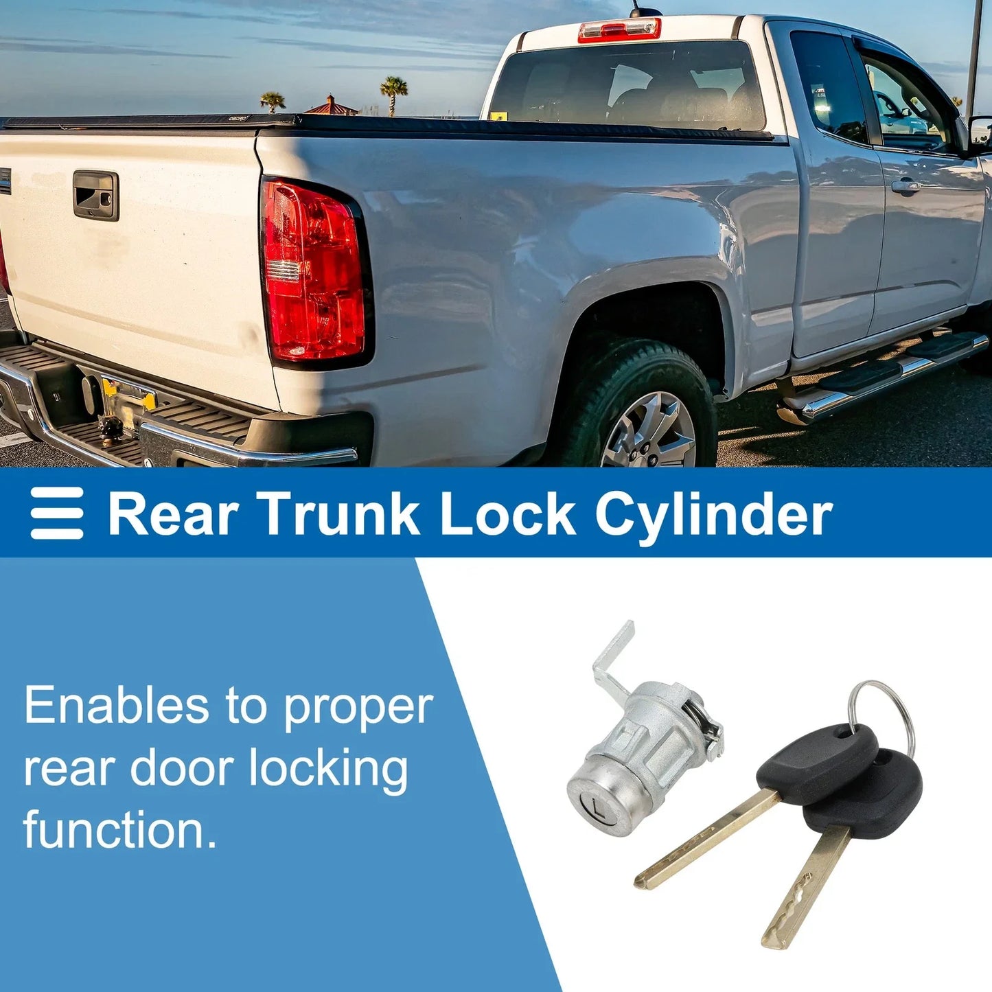 Trunk Lock Cylinder for Chevy Colorado (2016-2022) 1 Set