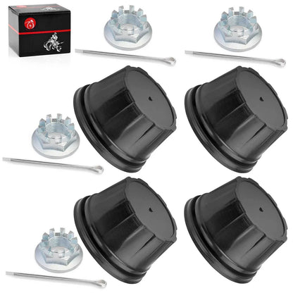 Front & Rear Wheel Center Cap & Nut for Honda TRX200 TRX200D (1990–1997)