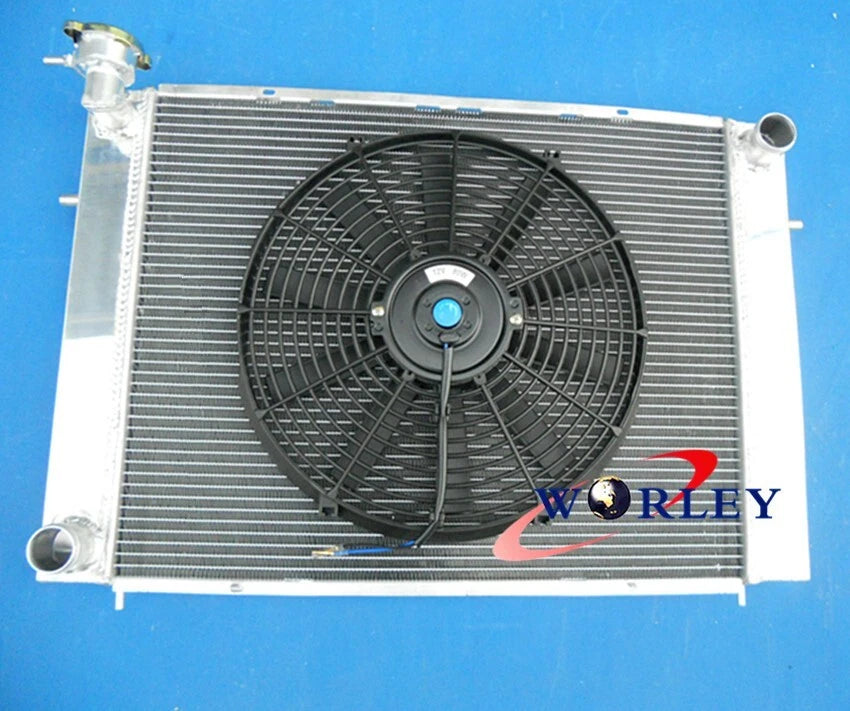 52mm Aluminum Radiator with Fan for Holden V8 Commodore (VG-VS)