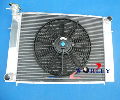 52mm Aluminum Radiator with Fan for Holden V8 Commodore (VG-VS)