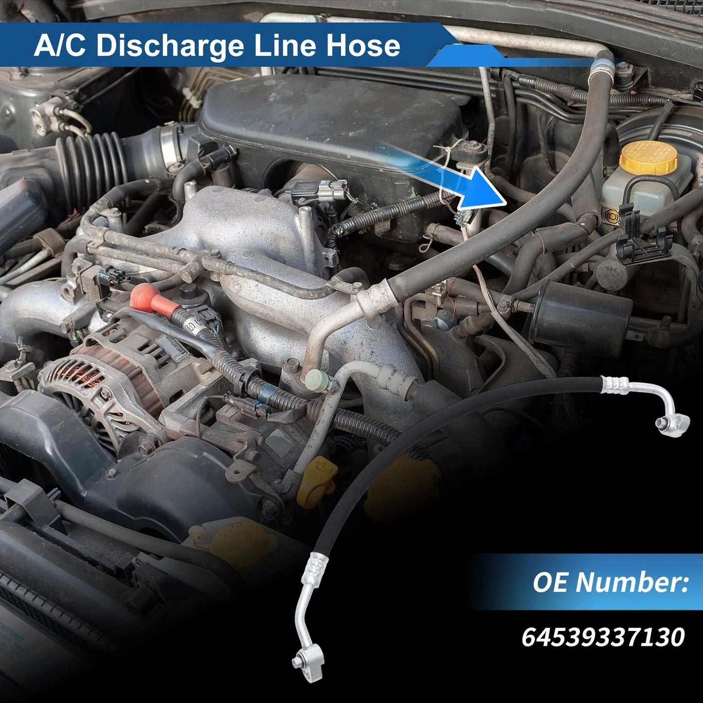 A/C Refrigerant Liquid Hose for BMW 330i (2019–2023) No. 64539337130