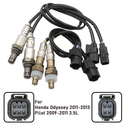 Set of 4 Oxygen Sensors for Honda Odyssey Pilot (2009–2013)