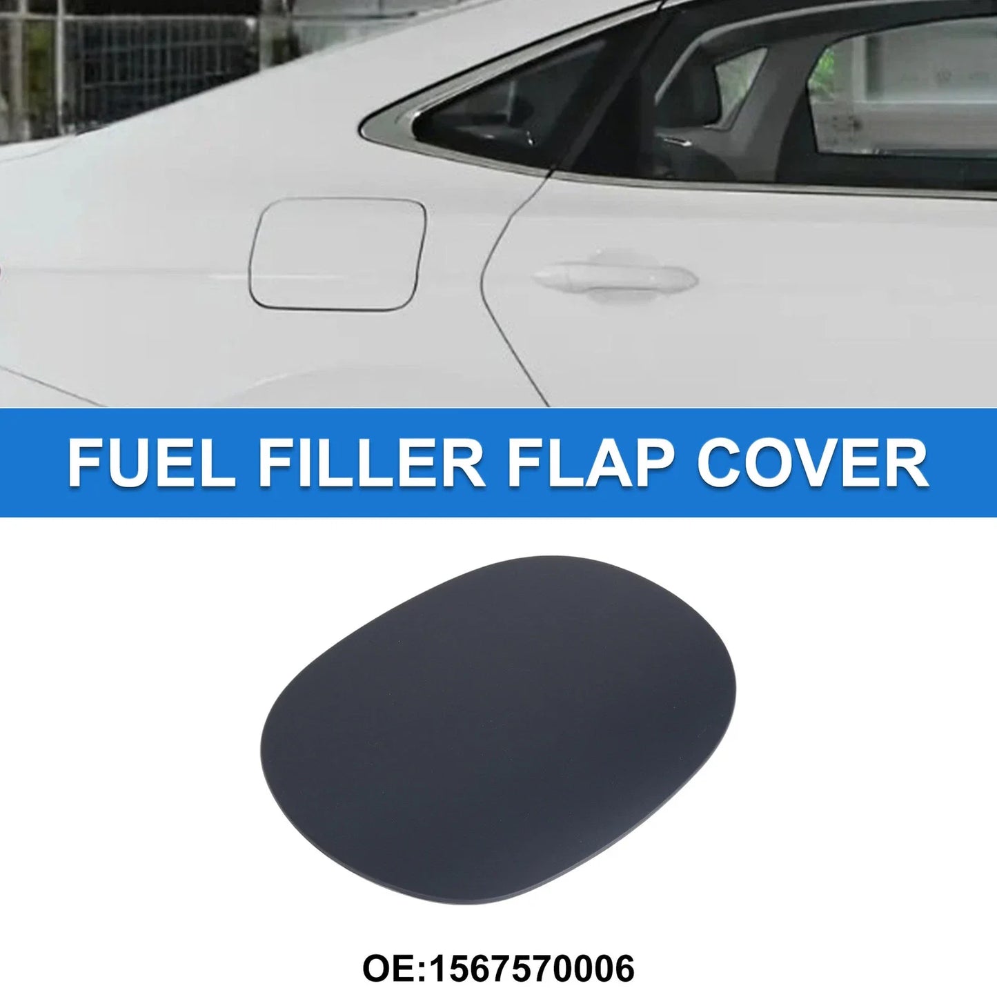 Fuel Tank Door Cap for Mercedes-Benz W156 2015-2020 Gas Tank Flap