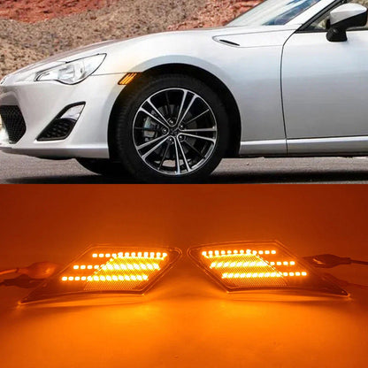 LED Dynamic Side Marker Turn Signal Lamps for Scion FR-S BRZ GT86 (13-19)