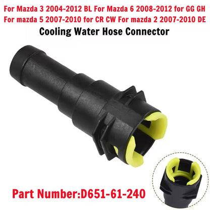 2X Heater Water Hose Connectors for Mazda 5/6 GH (2008–2012)