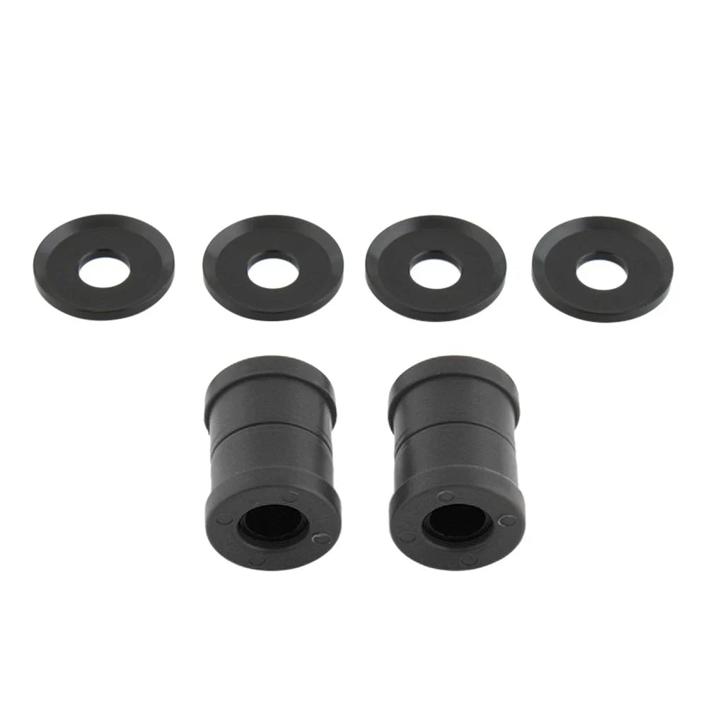 Black Polyurethane Handlebar Riser Bushings for Harley Softail Dyna Sportster