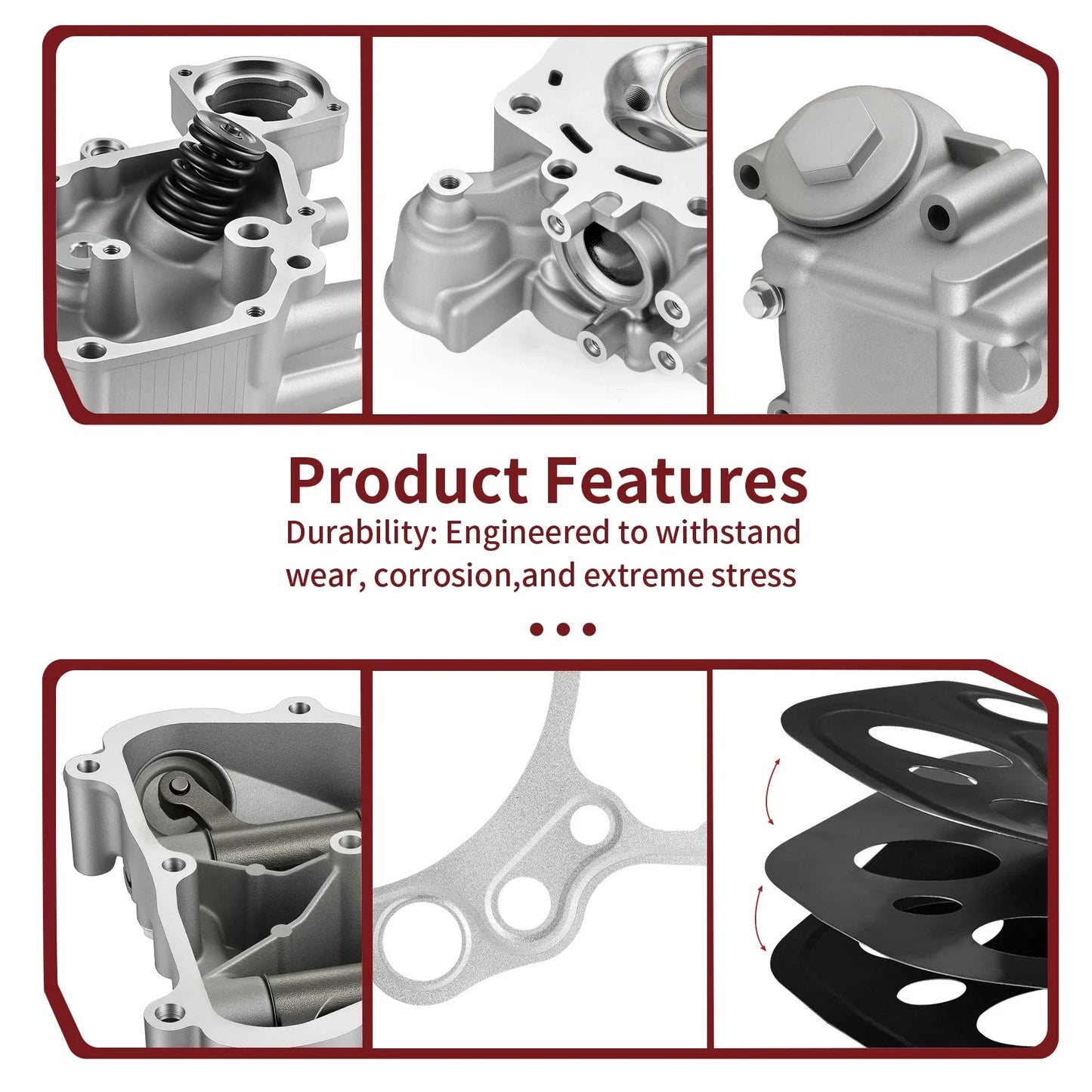 Cylinder Head & Cover & Top End Gaskets for Honda Rancher TRX 420 (2007–2014)