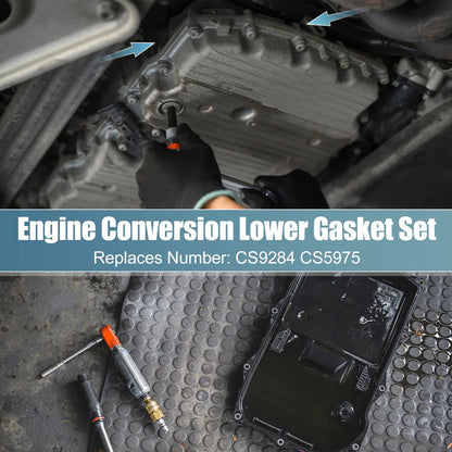 Lower Gasket Set for GMC Cadillac CS9284 CS5975 Rubber Aluminum