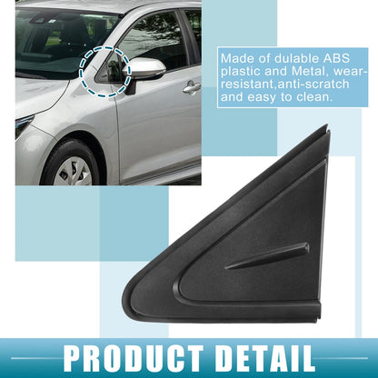 Front Left Door Mirror Corner Fender Triangle Cover for Toyota Corolla (2019–2021)