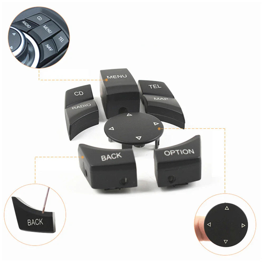 MultiMedia Switch Button Repair Kit for BMW X6 X5 (2010–2013)
