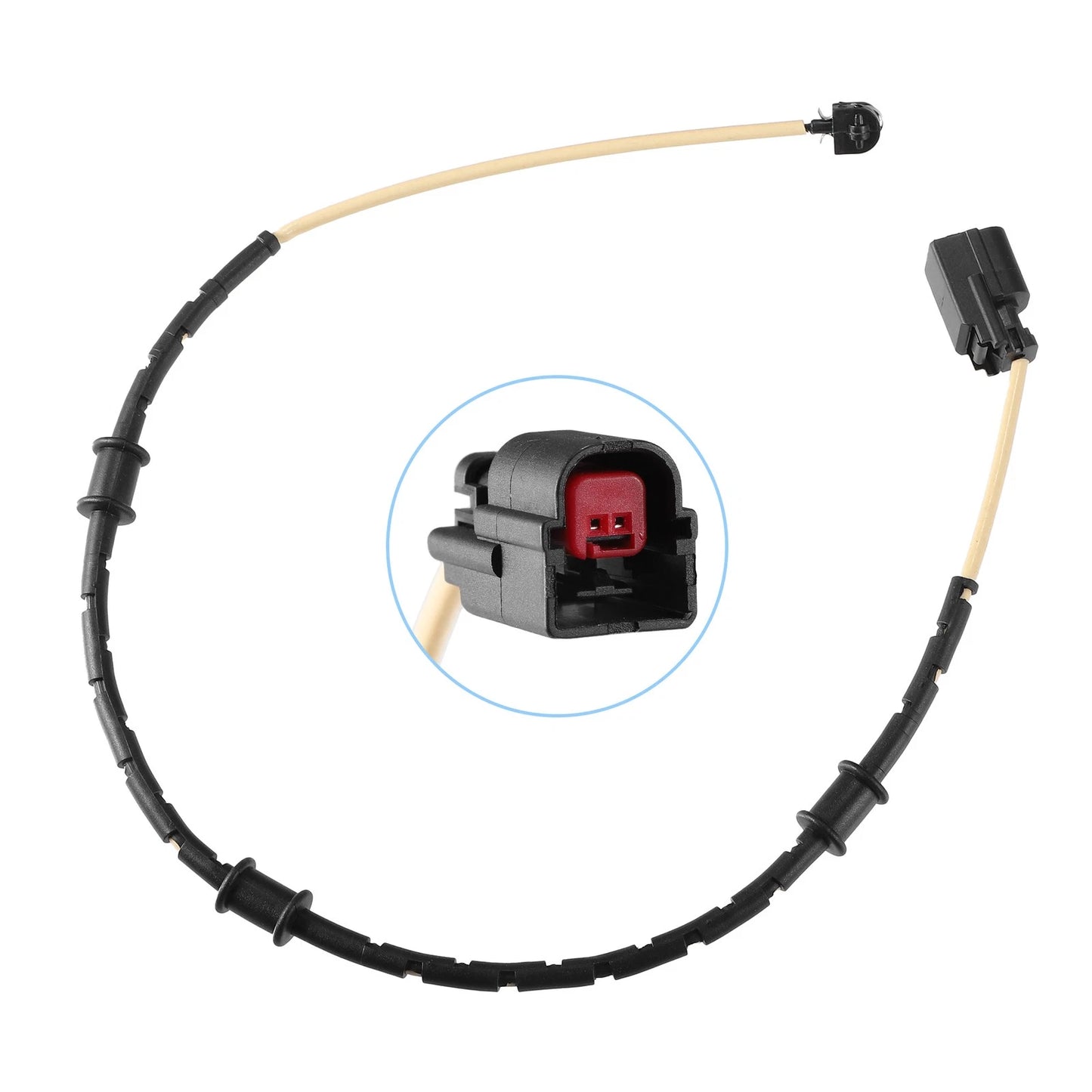2X Front Brake Pad Sensor for Jaguar F-Type (2014–2023) Plastic Rubber
