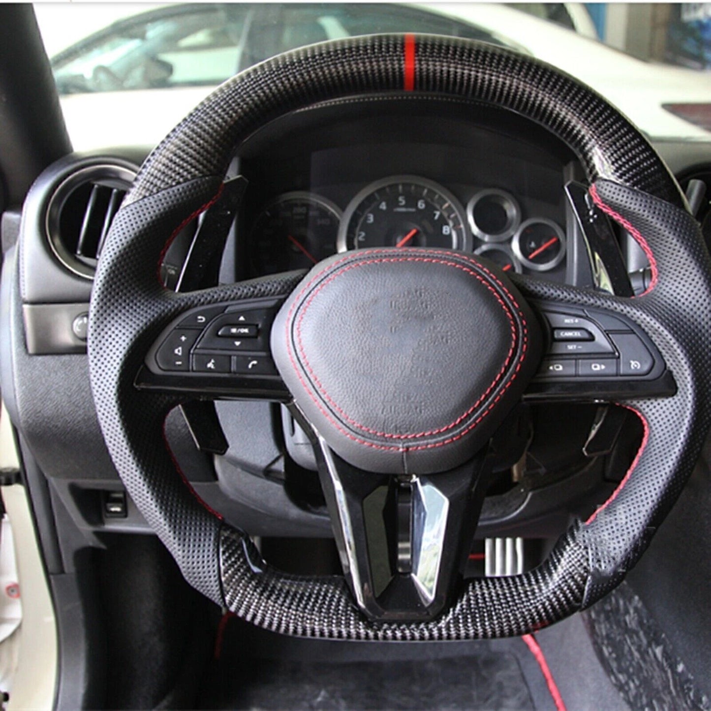 1 Pair Steering Wheel Shift Paddle for Nissan GT-R R35 (2008-2021) Carbon Fiber