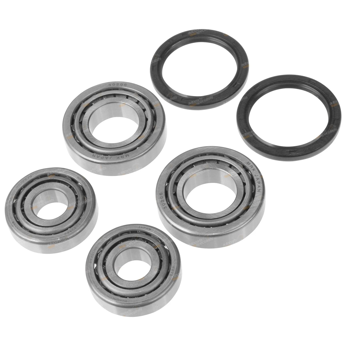 2 Front Wheel Bearing Kits for Nissan Datsun 1600 (1965–1970)