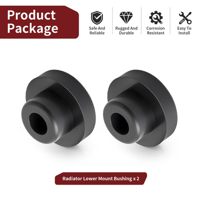 2X Radiator Mount Bushing for Polaris Swedish Magnum 4X4 6x6 (1995–1998)