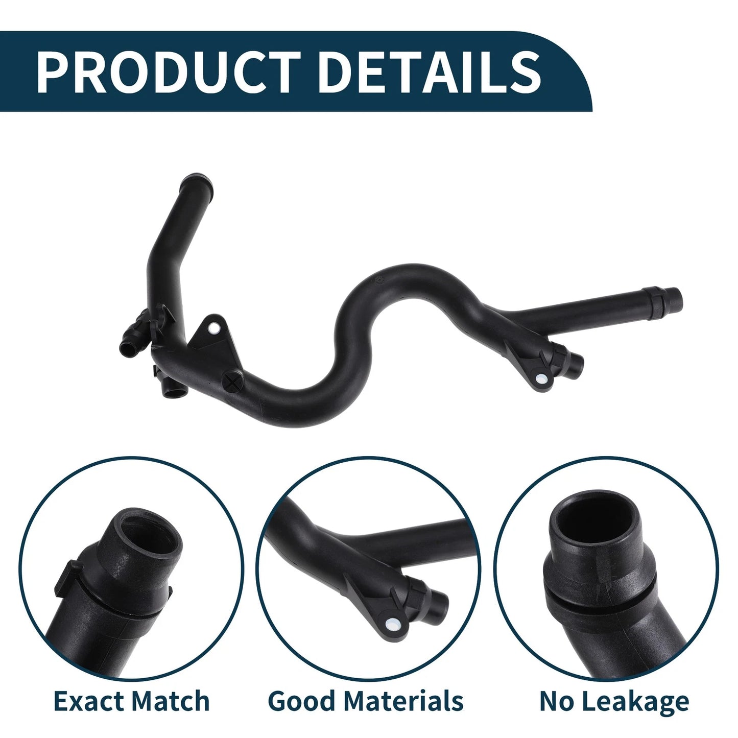 Radiator Hose for BMW 5 Series E60 (2002–2007) No. 11537806706