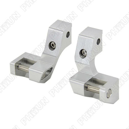 Motorbike Passenger Footrests Lowering Kit Silver for BMW R 1200 RT LC 1250 RT