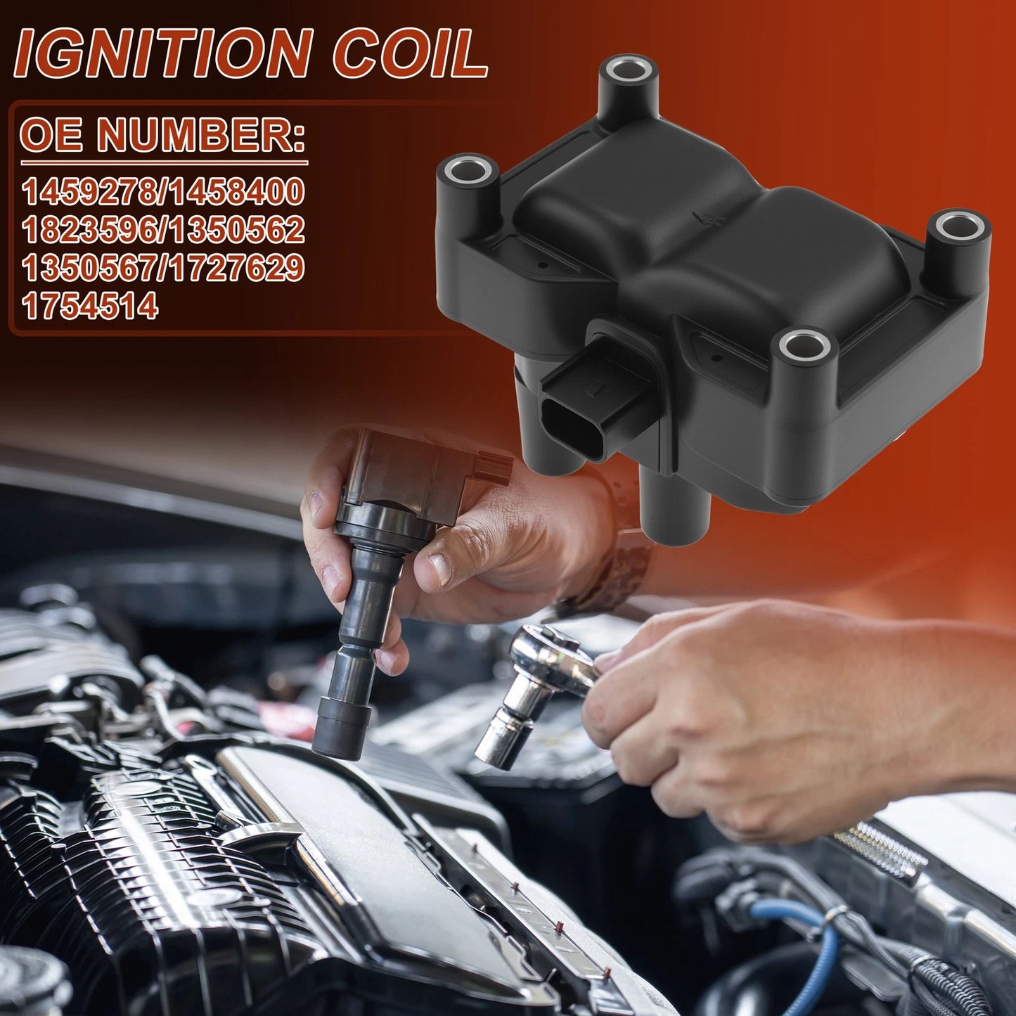 Ignition Coil Pack for Ford B-Max (2012–2017) 1459278/1458400