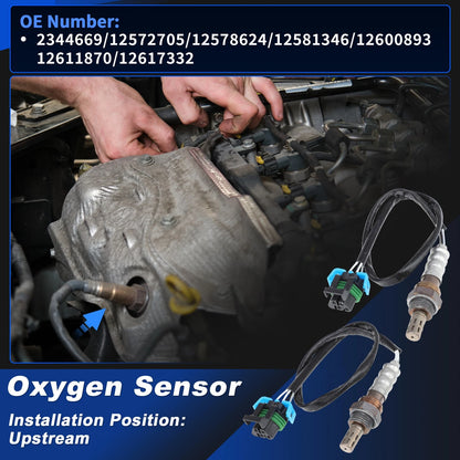 2X Upstream Oxygen Sensor for Chevrolet Silverado 1500 2500 3500